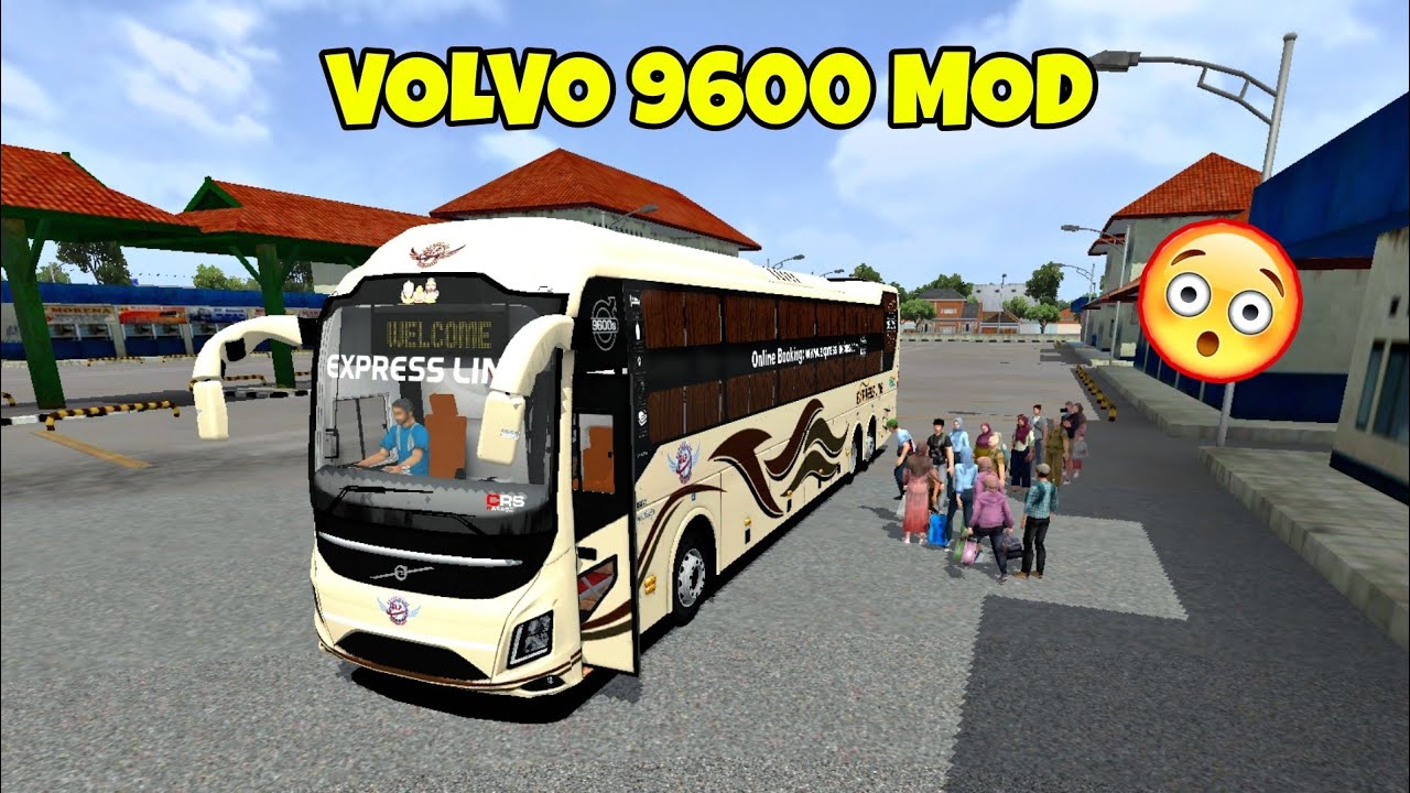 DRIVING VOLVO 9600 MULTI AXLE BUS 😯 BUSSID GAMEPLAY