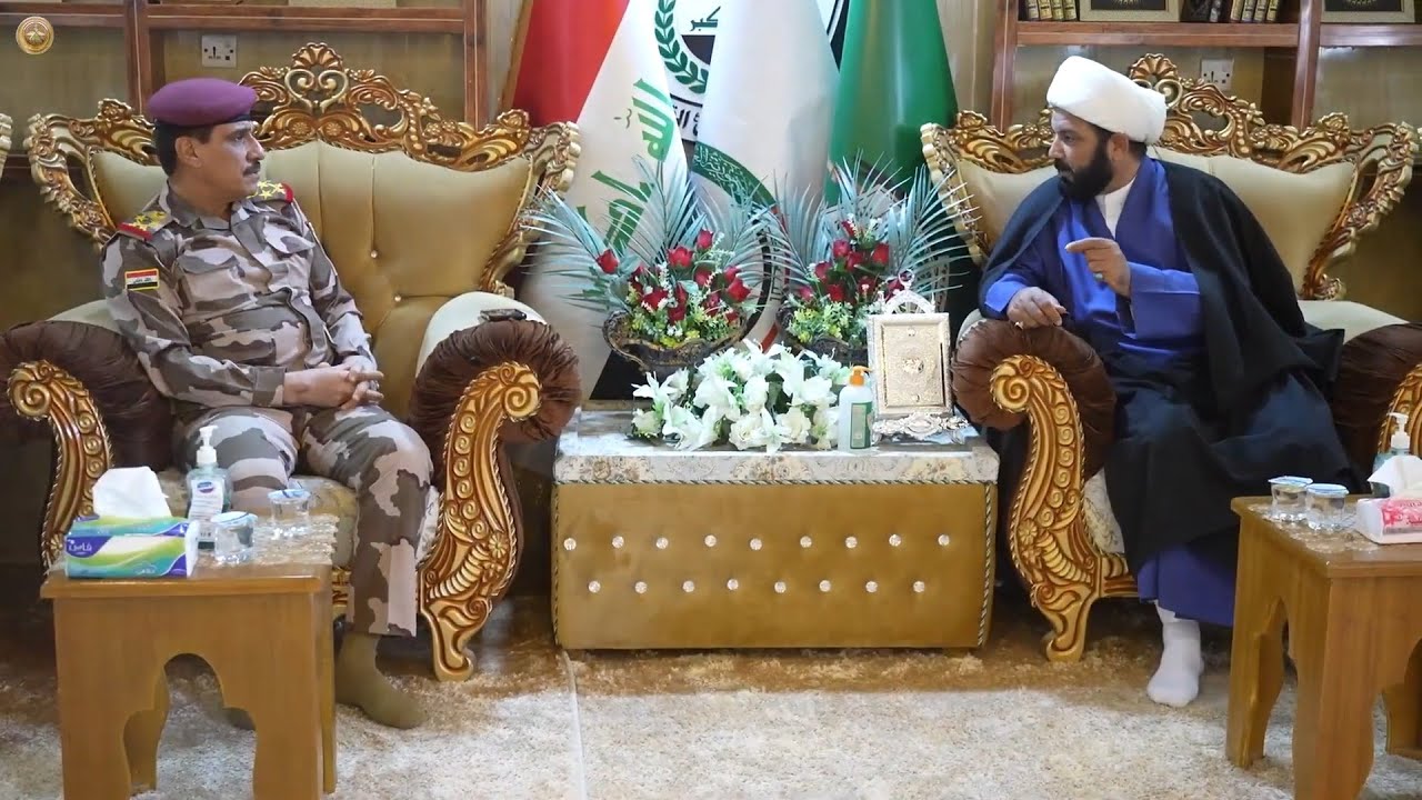 رئيس أركان الجيش يزور مركزي التدريب والتطوع في محافظة النجف الأشرف وفرقة الإمام علي القتالية