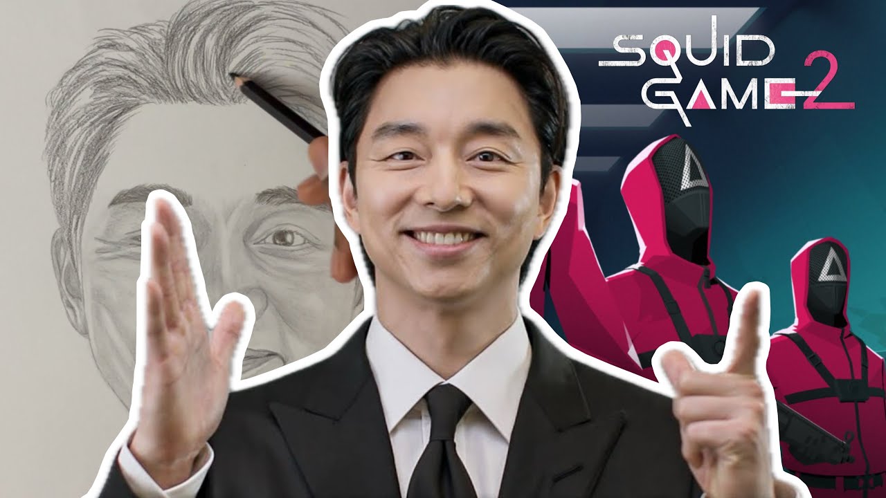 The Salesman 😈 Gong Yoo INSANELY Realistic Pencil Drawing 🔥 Squid Game Season 2
