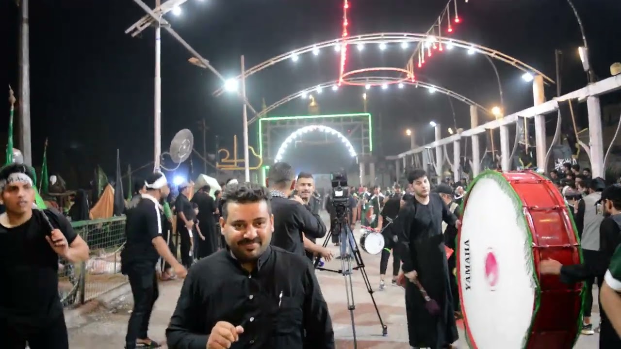 موكب شهداء الطف بغداد حي الزهراء