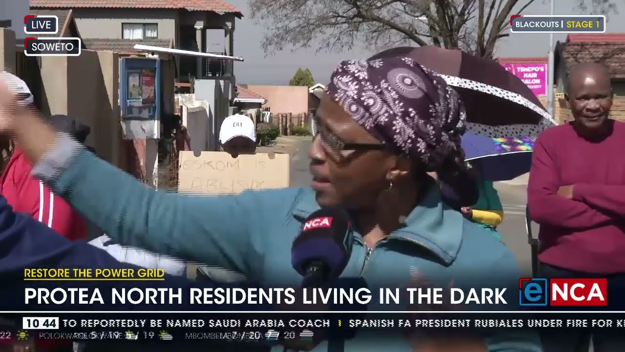Protea North residents living in the dark