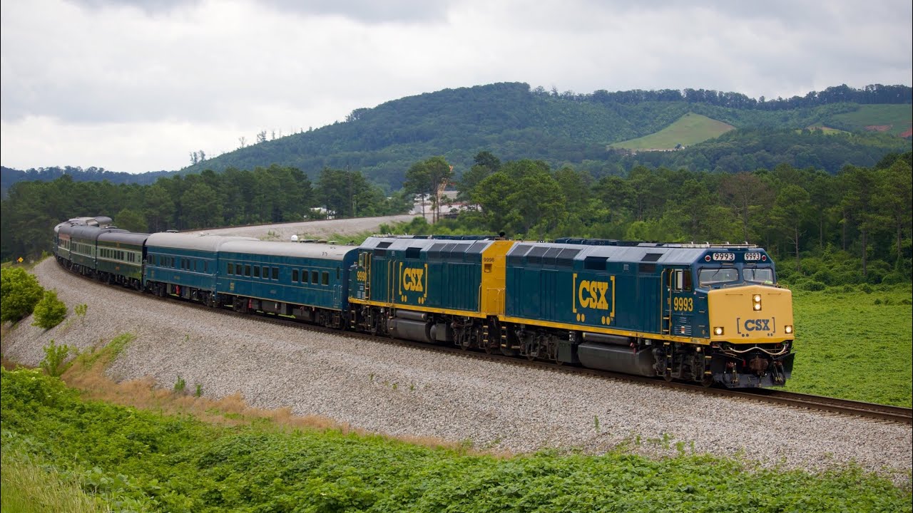 CSX's Presidential Office Car Special Train Out of Atlanta - June 23, 2020
