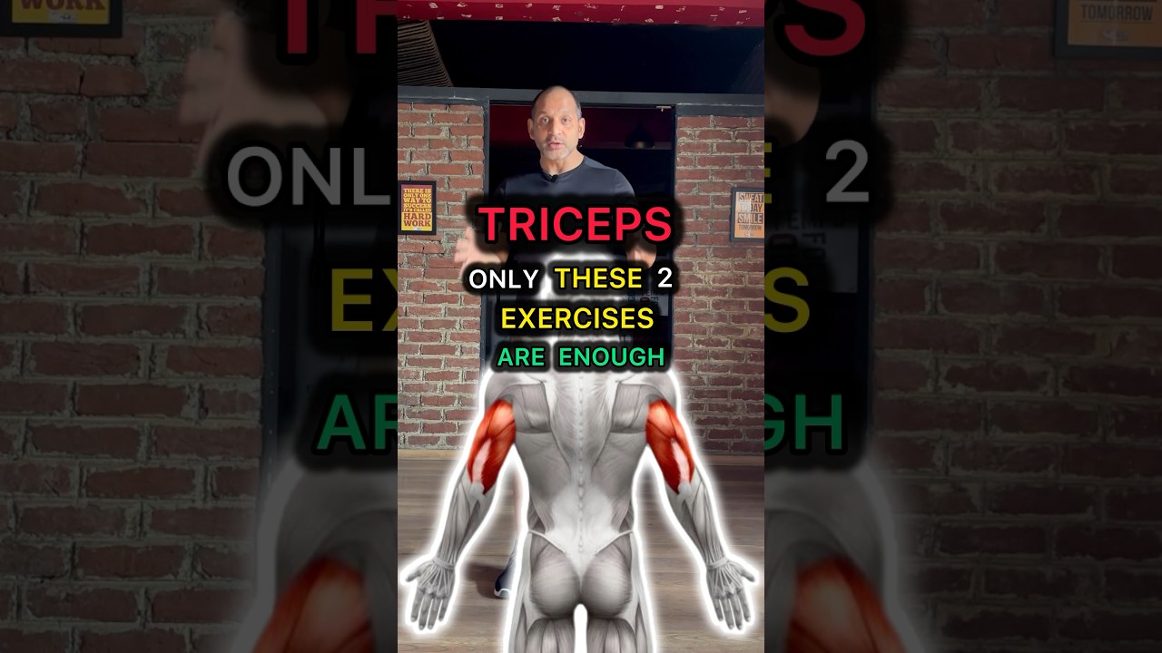 TRICEPS: You need only these 2 Exercises