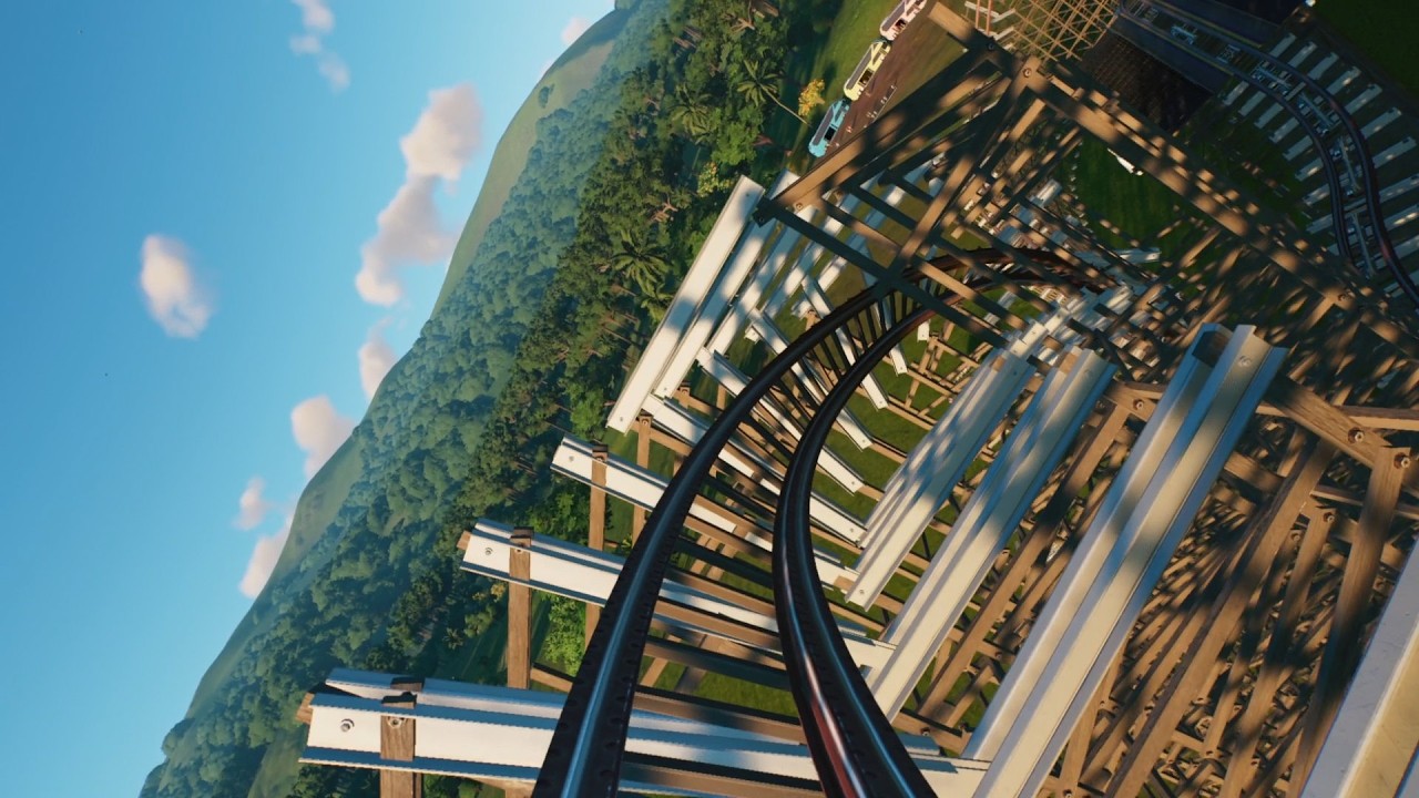 Twisted Timbers Onride Planet Coaster 2 (made by Abysswalker43) [POV]