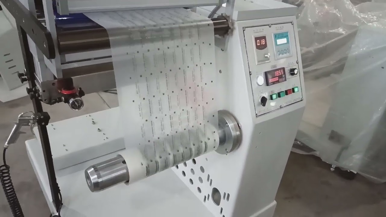 Rewinder counter with anti-static bar and dust elimination