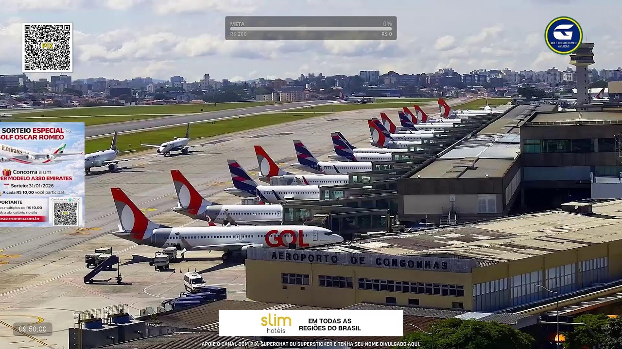 SBSP LIVE #2 - Aeroporto de São Paulo AO VIVO - CGH Airport - 25/01 Noite