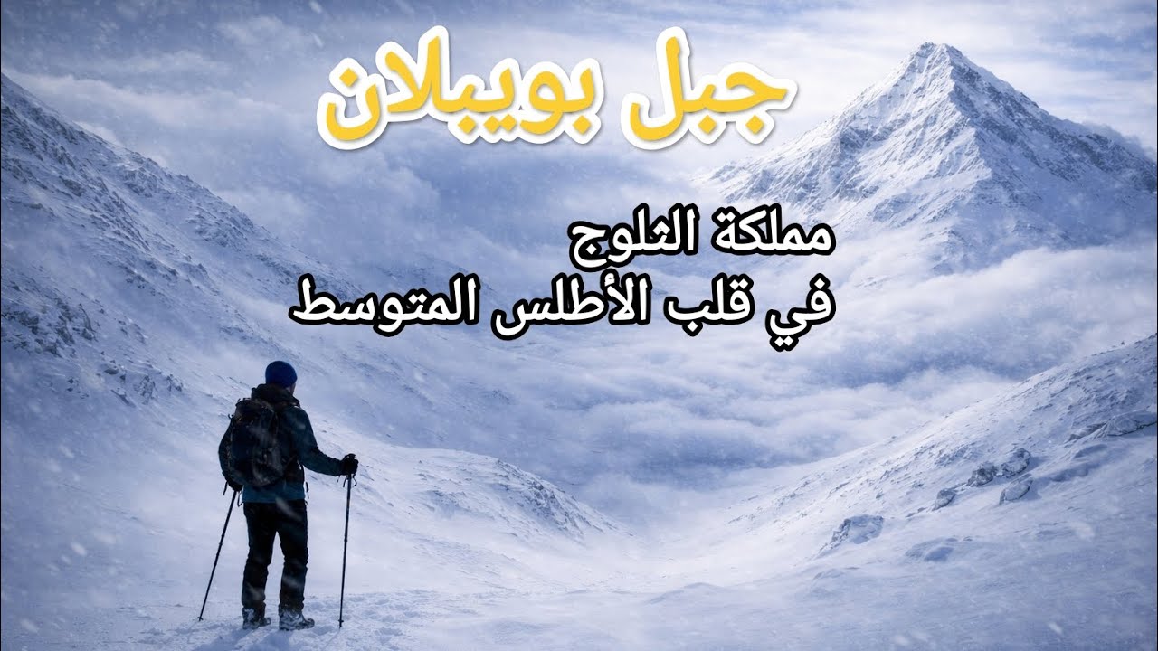 جبل بويبلان… ❄️🏔️ مملكة الثلوج في قلب الأطلس المتوسط