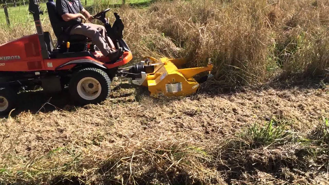 Muthing Mulcher MU-FM 160 on a Kubota F3690