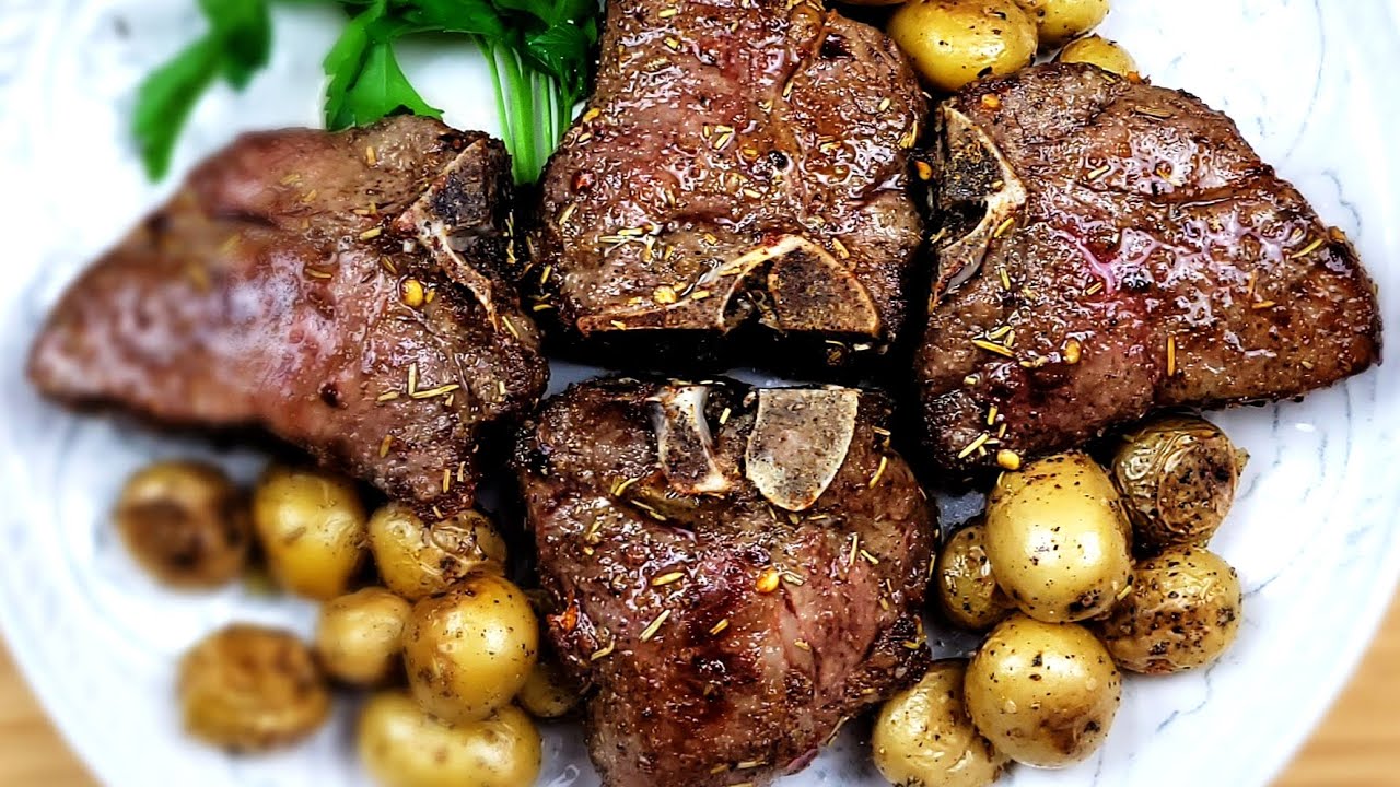 Air Fryer Lamb Loin Chops