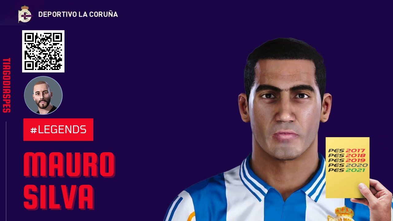 Mauro Silva @TiagoDiasPES (Deportivo, Bragantino, FIFA World Cup) Face + Stats | PES 2021