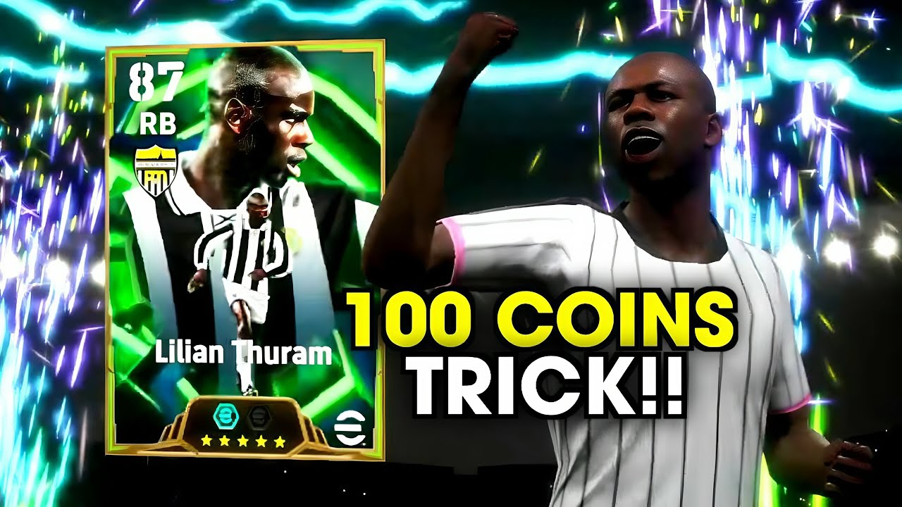 Trick To Get 108 Rated Epic Lilian Thuram & Epic Pirlo In eFootball 2026 Mobile