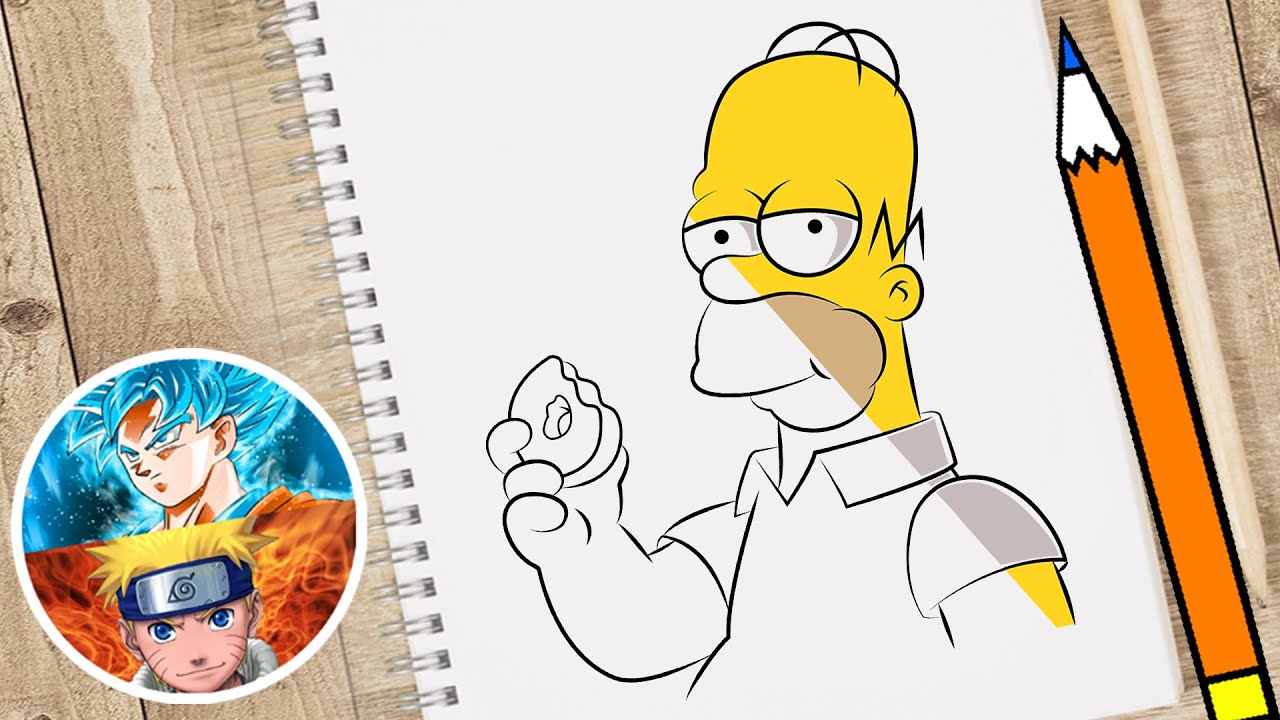COMO DIBUJAR A HOMER SIMPSON