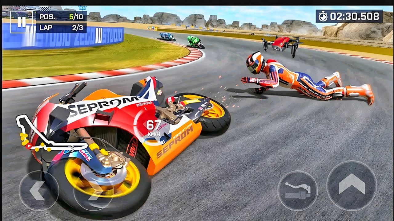 MAX SPEED RUN! 🤯 Extreme Racing in Moto Rider Bike Racing Game | Android Gameplay