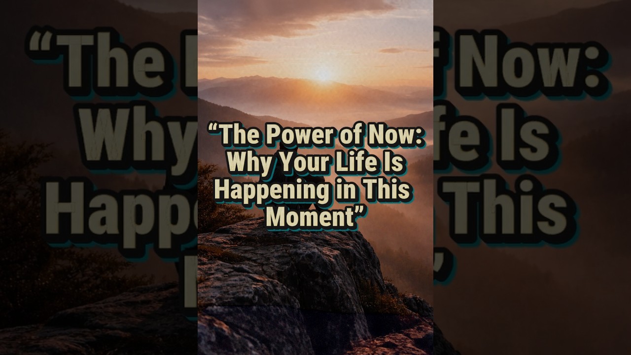 The Power of NOW | Why Your Life Is Happening In This Moment | Motivational Quotes