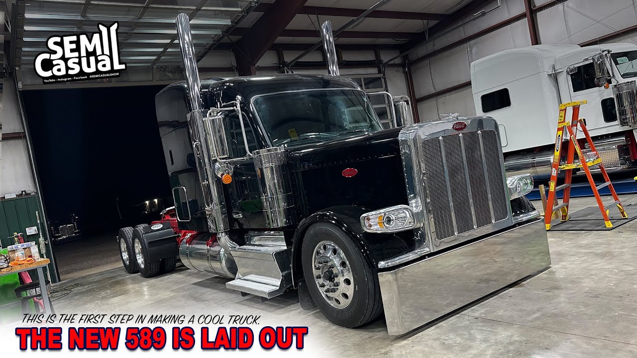 Peterbilt 589 gets LOW!!