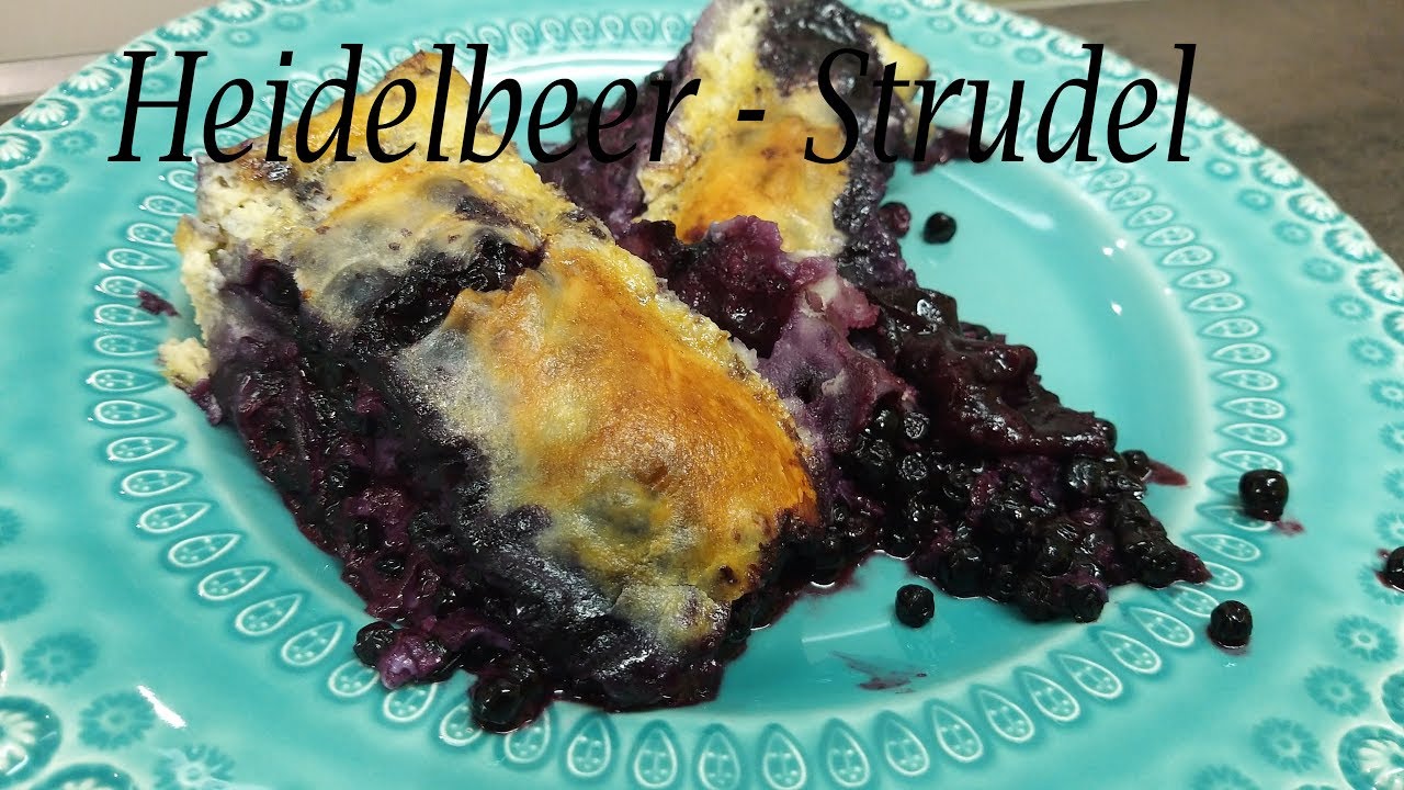 Thermomix®  TM31 - TM5 - TM6   Heidelbeer -  Strudel