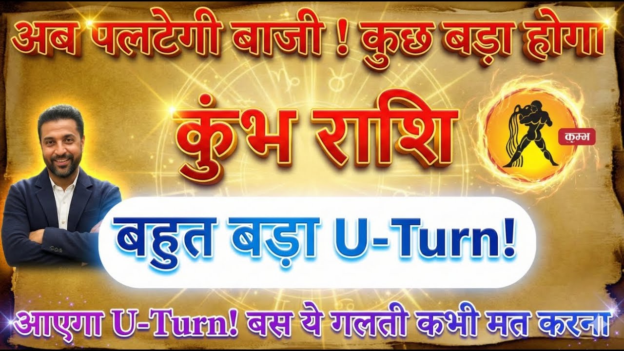 Kumbh Rashi 31 January: बहुत बड़ा U-Turn! 😱 31 तारीख से कुछ बड़ा होगा | Aquarius Horoscope