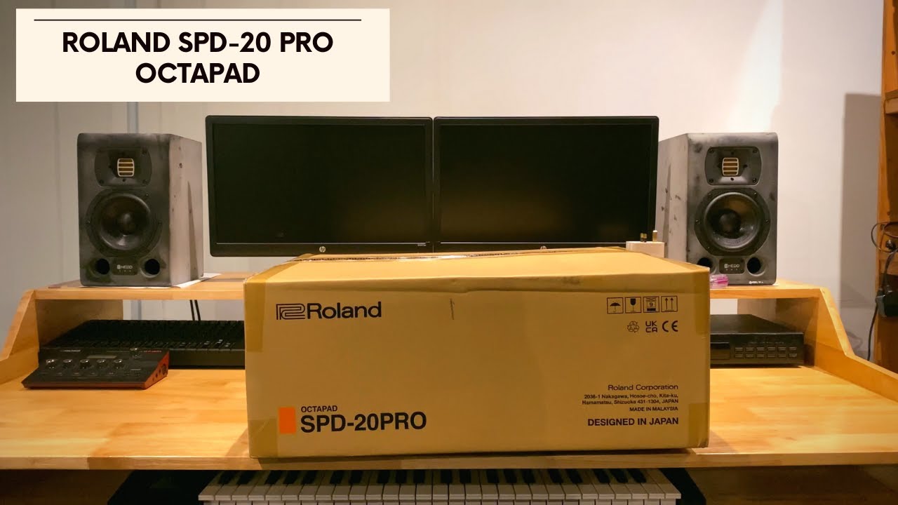 Roland SPD-20 PRO OCTAPAD - Unboxing and Sound Demo
