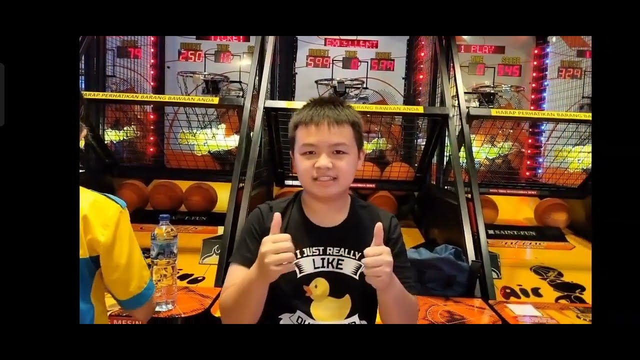 Street Basketball arcade At Funworld Mall Botani Square #ibl#timezone#streetbasketball