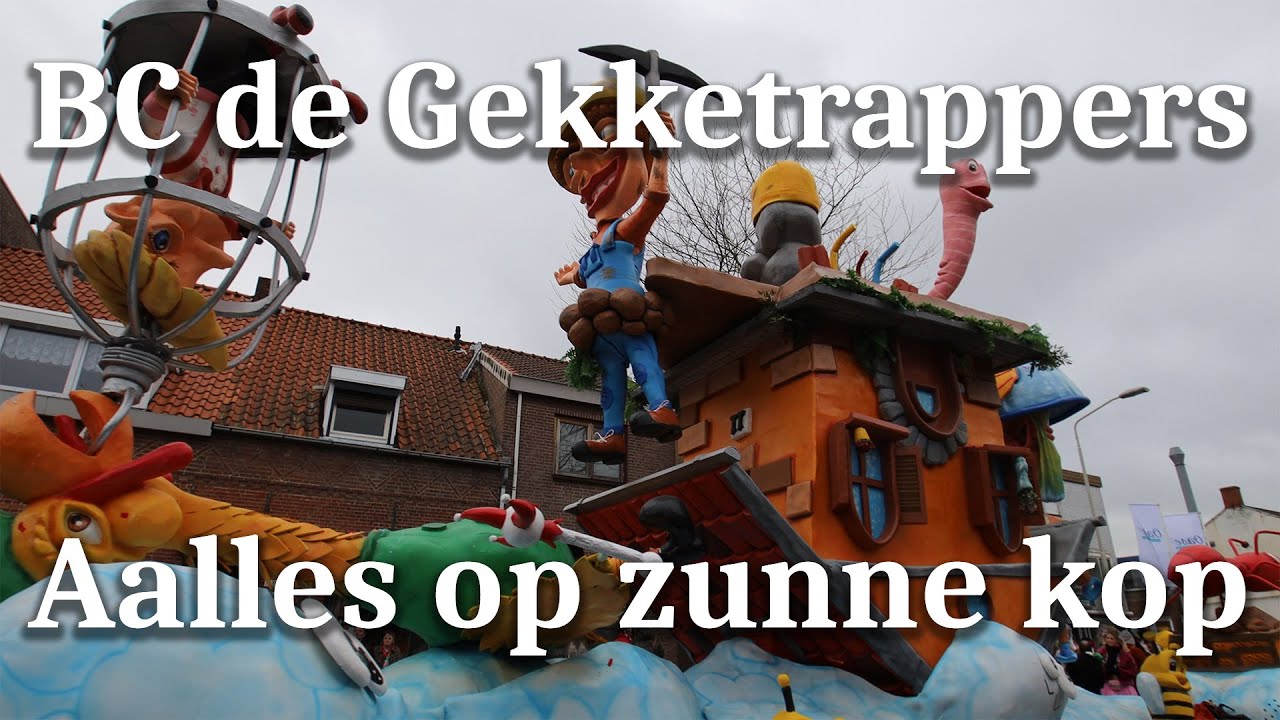 BC de Gekketrappers: Aalles op zunne kop! - 22-02-2020 - Optocht Tullepetaonestad