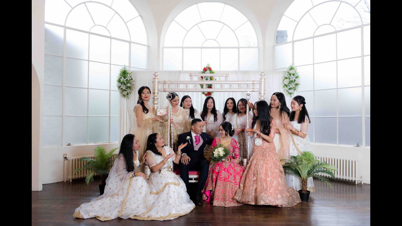 Sanim & Salina | Nepalese wedding reception highlights ( UK ) | Hamro Moments