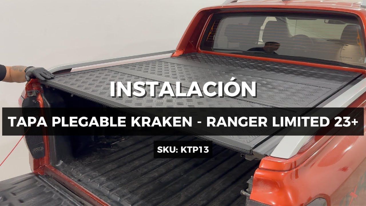 MANUAL DE INSTALACIÓN - TAPA PLEGABLE KRAKEN - RANGER LIMITED 2023+