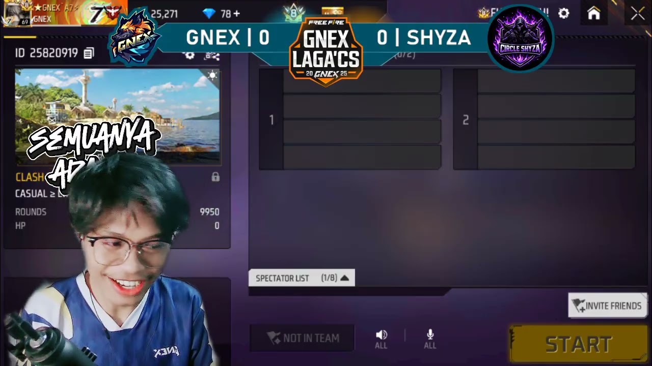 GNEX VS SHYZA - FUN MATCH 1