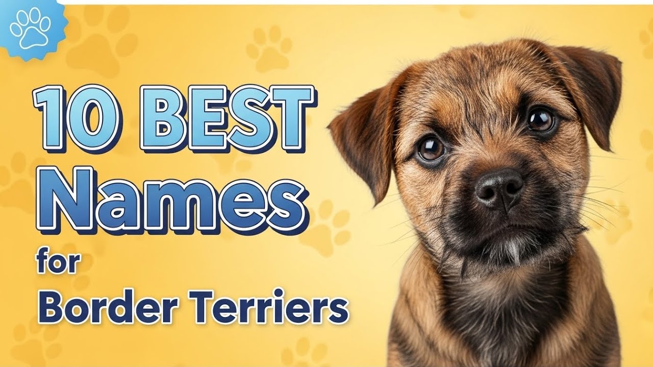 10 ЛУЧШИХ имен для бордер-терьеров 🐶✨ (Идеальный выбор для вашего энергичного щенка!)