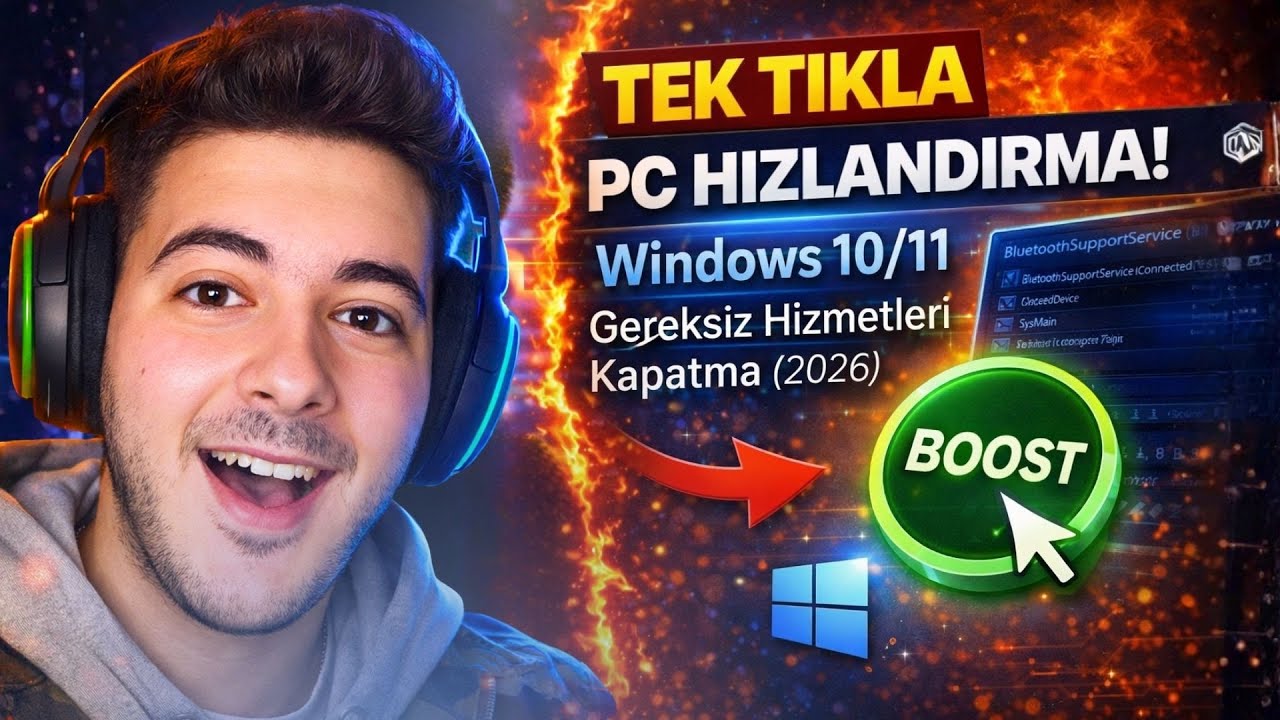 WİNDOWS 10 ve 11’i UÇURUYORUZ! | Tek Tıkla Performans Arttırma Rehberi (2026)