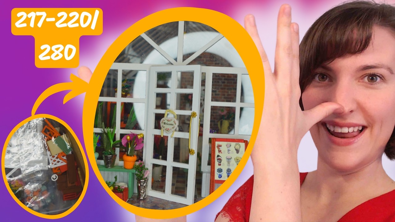 I Tried Completing This Mini Greenhouse… and Parts 217–220 Went FULL Tiny‑Plant Showdown! 😭🪴🏡