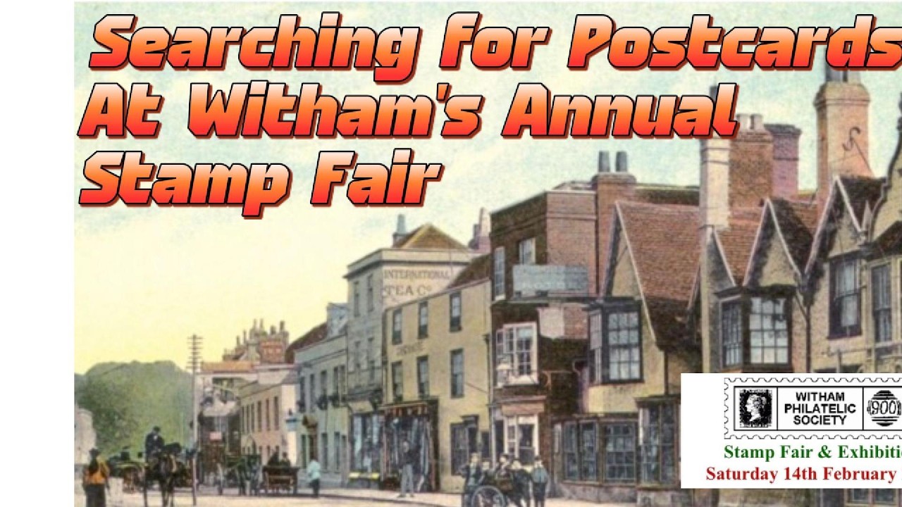 Exploring the past:  Treasures found at Witham Philatelic Society Fair #postcard #philately