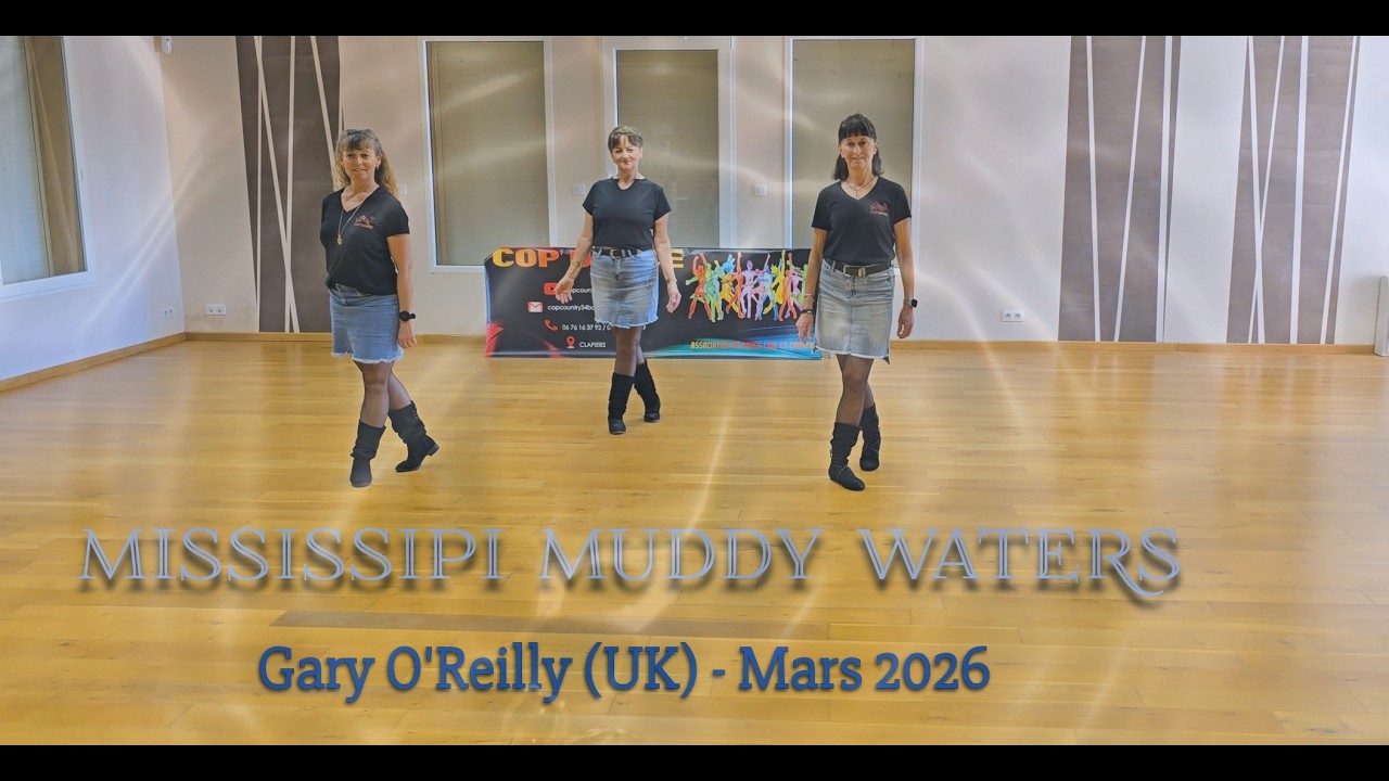 MISSISSIPI MUDDY WATERS Line Dance (DEMO & TEACH)