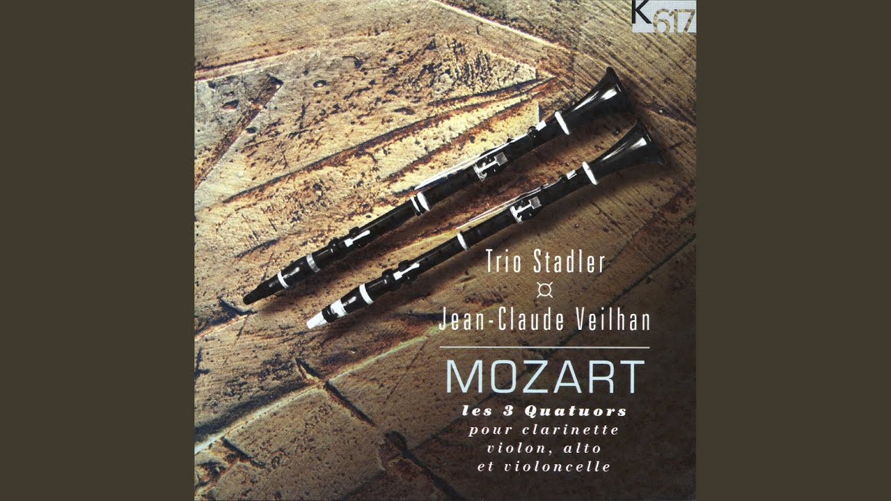 Clarinet Quartet in B-Flat Major, Op. 79 No. 1 (After K. 378/317d) : I. Allegro moderato