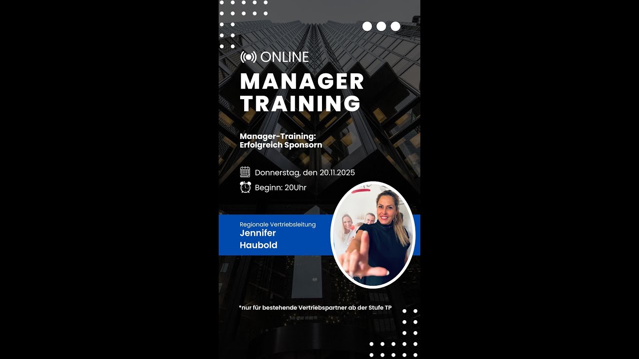 Manager Training mit der Vertriebsleitung Deutschland Jenny Haubold !!!