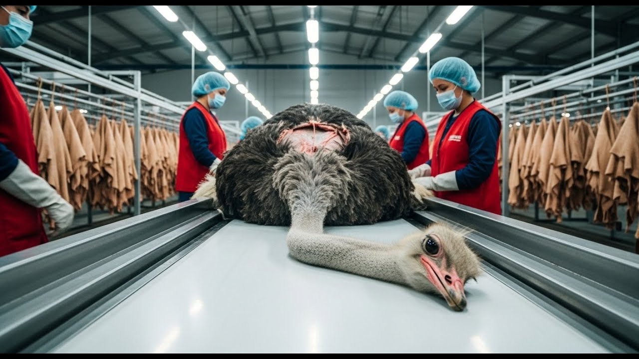 Inside the Ostrich Leather Factory – How Exotic Skins Become $40,000 Luxury Bags (Full Process)