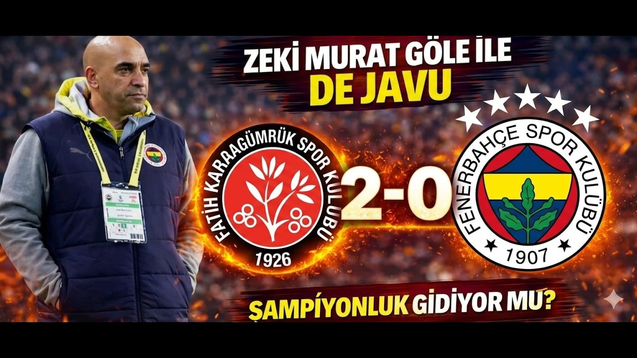 FENERBAHÇE' DE ALARM ŞAMPİYONLUK TEHLİKEDE !!!