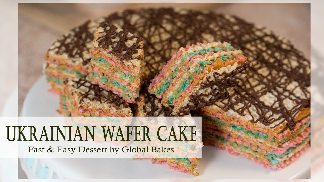 Traditional Ukrainian Wafer Cake | Quick & Easy Dessert