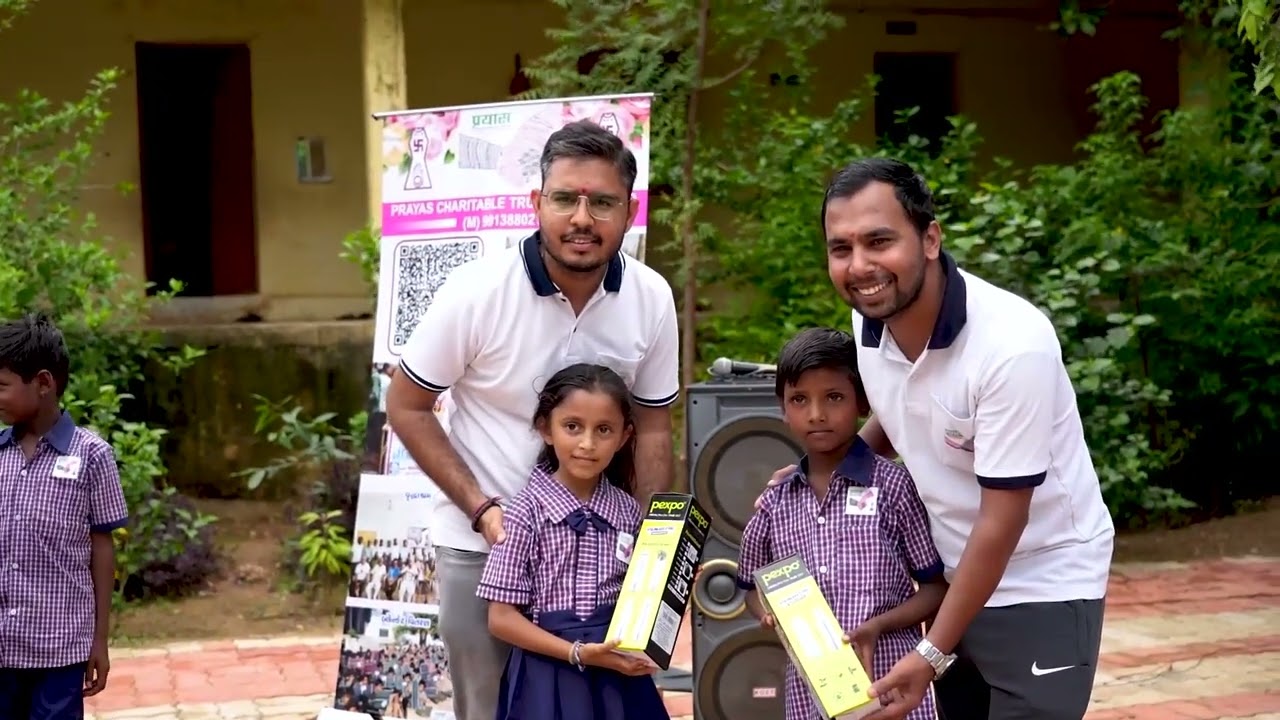 A small effort by Prayas charitable Trust to bring smiles and support Education.