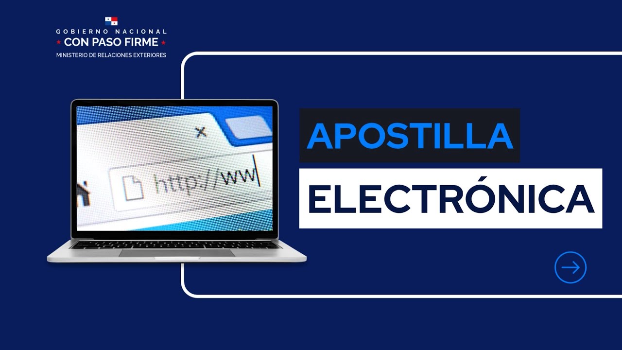 Apostilla Electr&oacute;nica