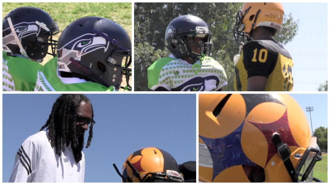 Snoop Dogg 's Diamond Valley Steelers vs Compton Seahawks #SYFL : UTR Youth Football 2015