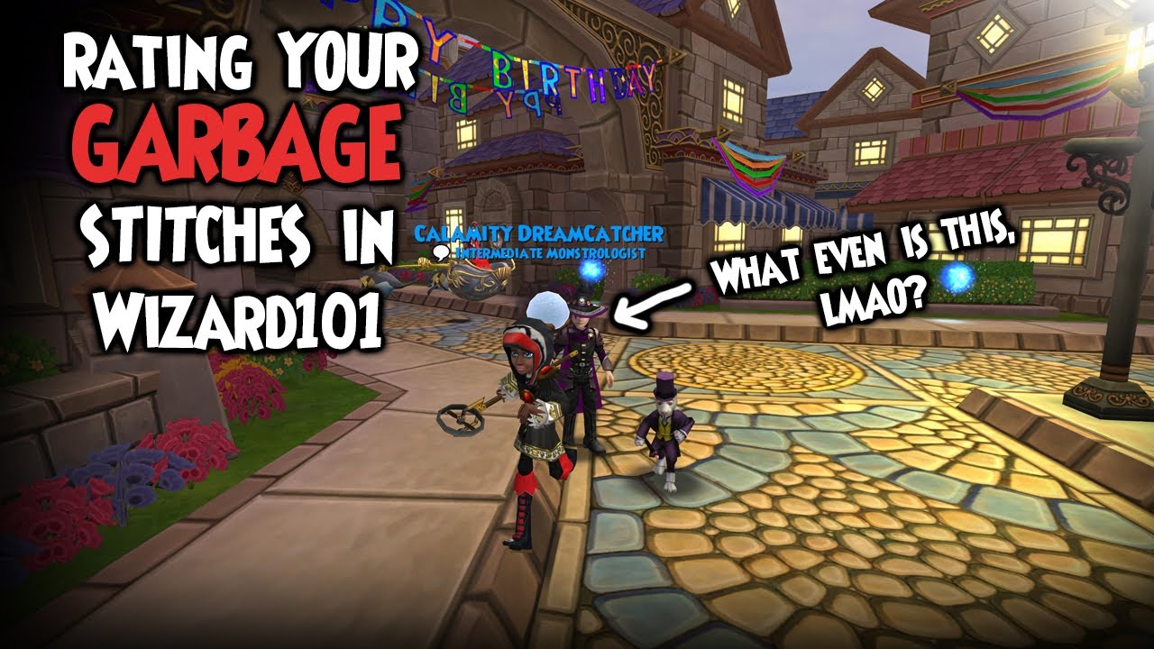 Rating Your GARBAGE Wizard101 Stiches