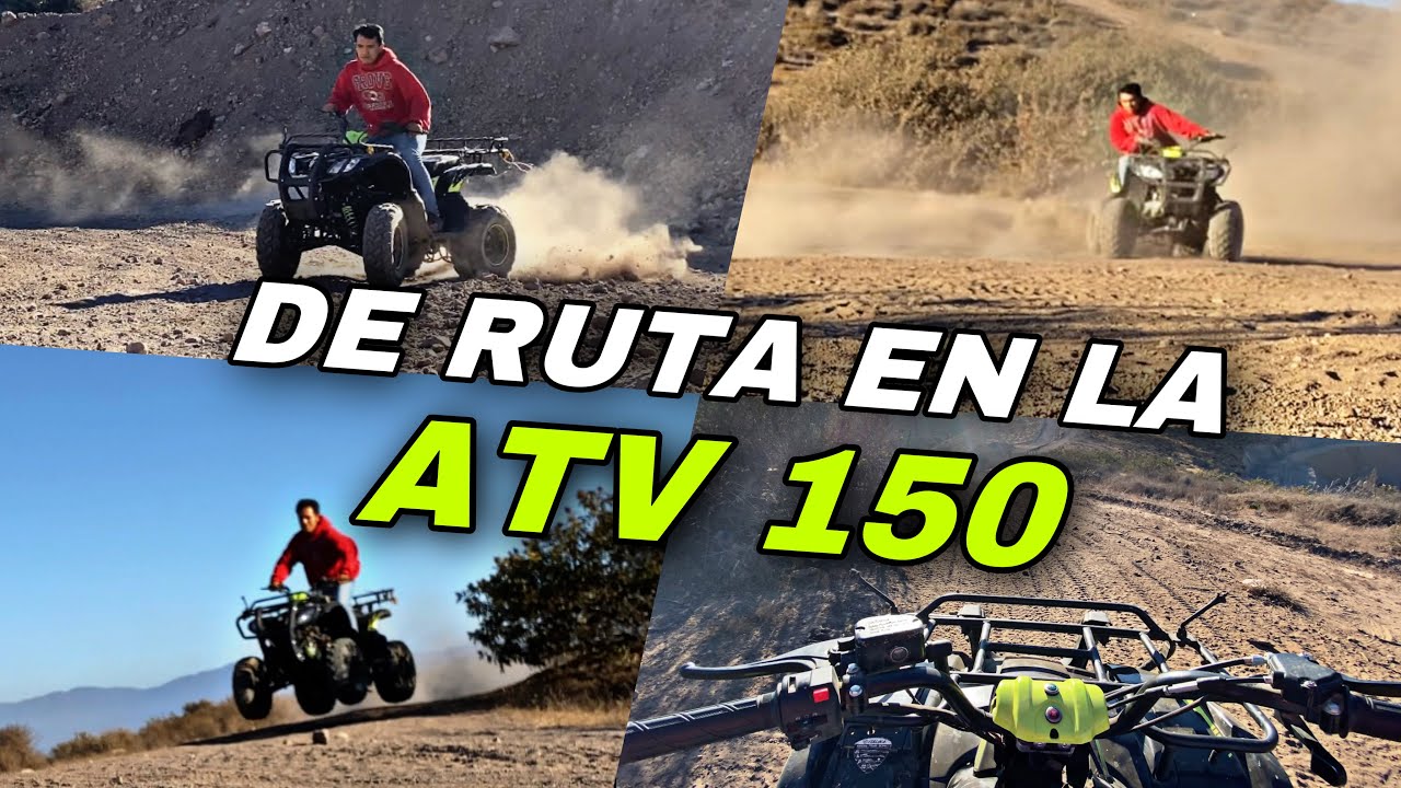 Ruta 4x4 En la Atv150 italika ¿qué tal jalo?