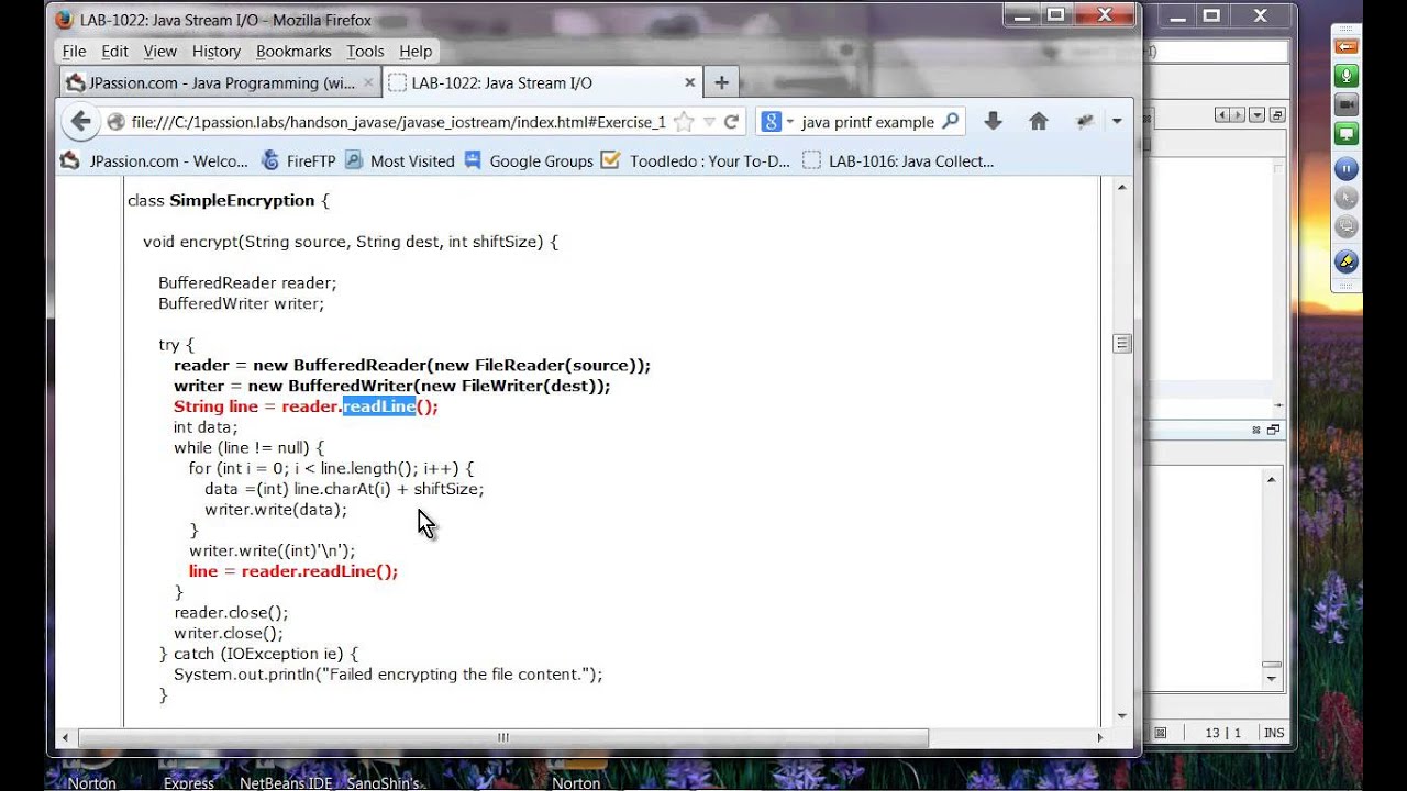 Java Programming: IO Stream (from JPassion,com)