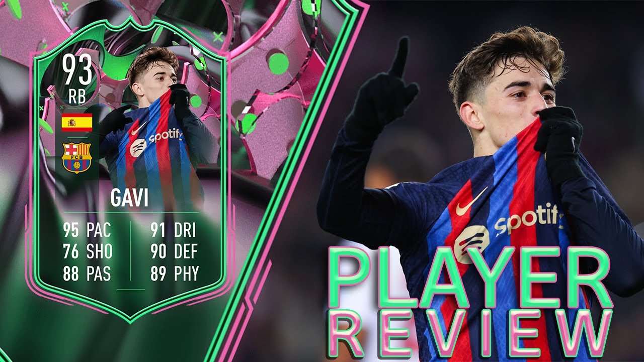 93 Pablo Gavi Shapeshifter Objective Player Review FIFA 23
