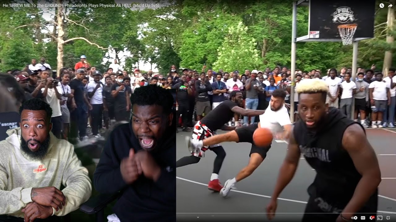 I LIKES THIS!! He THREW ME To The GROUND!! Philadelphia Plays Physical As HELL (Mic'd Up 5v5)