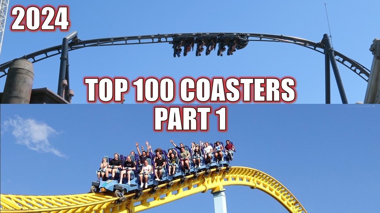 Top 100 Roller Coasters in the World in 2024 (Part 1) | Spots 51-100