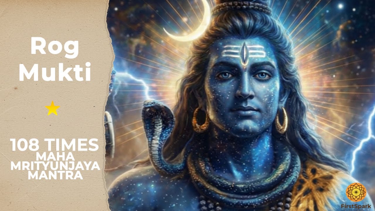 Maha Mrityunjaya Mantra - 108 Times | महामृत्युंजय मंत्र | Hindi Lyrics #shivamantra #mahadev