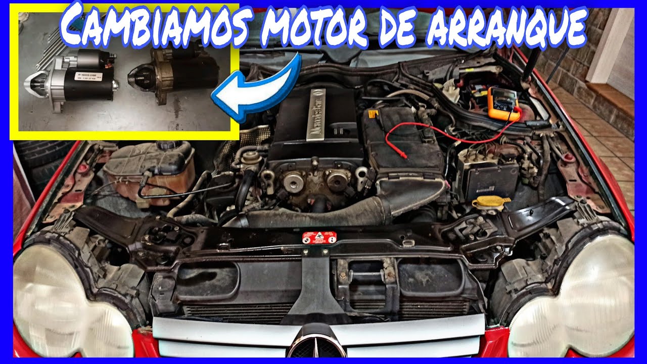 Guía Paso A Paso: Desmontaje Motor De Arranque De Mercedes Clase C W203 | Vegacar engine