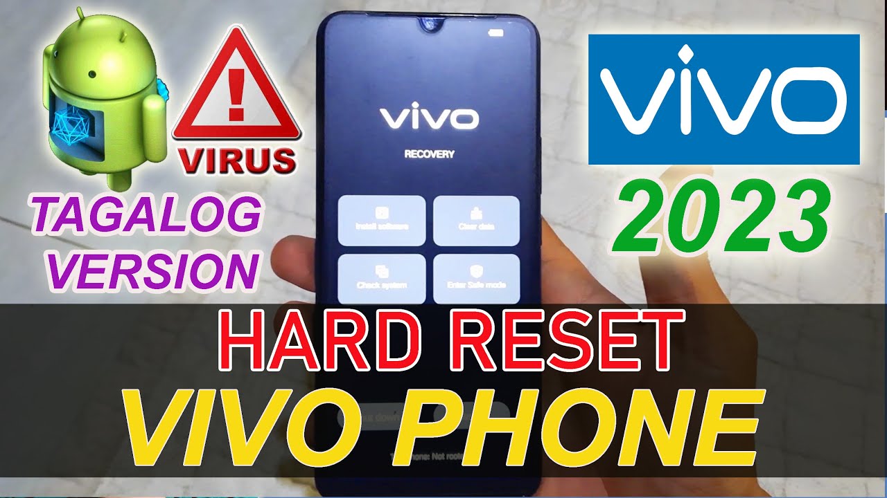 PAANO HARD RESET ANG VIVO PHONE | ALL VIVO HARD RESET | TAGALOG TIPS 2023