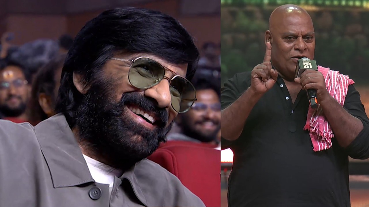 Actor Ajay Ghosh Hilarious Speech, Ravi Teja Reaction | Irumudi Movie Pre Release Event @Filmytalkss